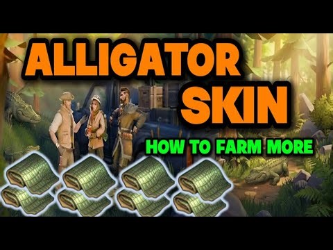 How to farm MORE ALLIGATOR SKIN, best way! 💥 - Last Day On Earth