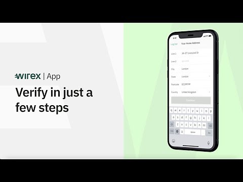 How to verify your Wirex account