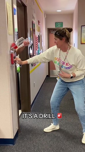 Hilarious School Fire Alarm Drill Prank - Funny Teacher Moments!