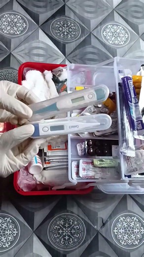 first aid box opening ☑️