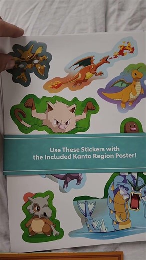 Pokémon: Kanto Region - sticker book (accessories)