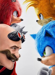 Sketching Sonic the Hedgehog 2 characters fast