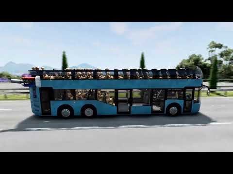 BeamNG with thrilling speed bumps