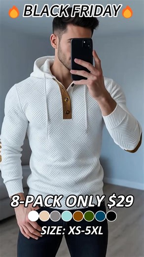 Cloud-Like Comfort 🧵☁️ Experience the softness! Our 100% Polyester hoodie is expertly knitted to be incredibly soft, durable, and non-sheer. Enjoy a true-to-size fit with a classic hooded collar – your perfect everyday essential. | 𝗧𝗢𝗨𝗡𝗖𝗥