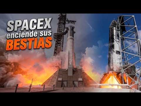 ¡EL VUELO 12 ES INMINENTE! SpaceX enciende sus BESTIAS de la Versión 3