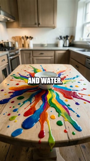 Milk Color Parade A Splashy Home Science