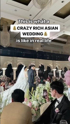 Crazy Rich Asian Wedding in Real Life #crazyrichasian #chinesewedding