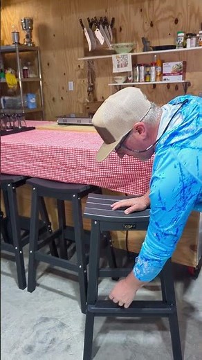 Outdoor Composite 30 inch Bar Stools are almost indestructible | Patio furniture that lasts