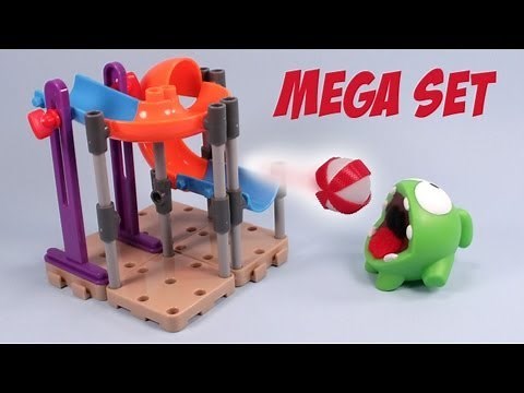 Cut the Rope Om Nom's Playground Mega Set Toy Review