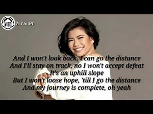 Go the distance _(Katrina Velarde cover) Music Lyrics