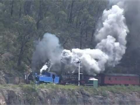 Steam action at the Zig Zag Railway, NSW Blue Mountains.