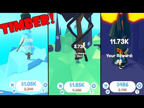 Roblox - Timber! - All 3 Islands and Rebirthed!
