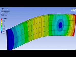 modal analysis in Ansys workbench natural frequency and mode shapes in ansys