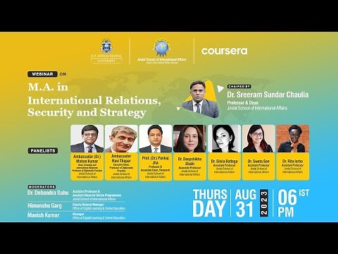 MA in International Relations, Security, & Strategy OP Jindal Masterclass