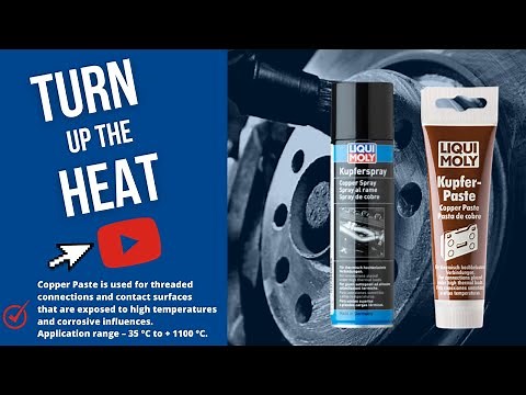 Where and how to use the Liqui Moly Copper Paste/Spray - Ep 35