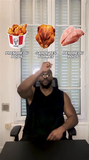 Aurel Coach des Afros on Instagram: "Si tu es un homme ou une femme afro qui souhaite perdre du gras et prendre du muscle, écrit « liste » en commentaire pour recevoir la liste de course gratuite spéciale perte de poids 🍟 FRITES : Prise de poids : Grandes frites McDonald’s (490 cal) Maintien du poids : Frites moyennes (320 cal) Perte de matières grasses : Patate douce cuite à l’air (150 cal) 🍞 PAIN : Prise de poids : Pain grillé texan (150 cal par tranche) Maintien du poids : Pain complet (110