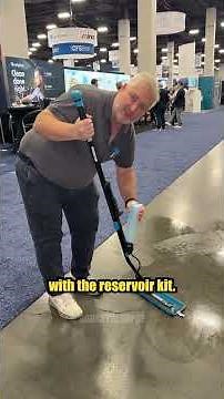 Mop and squeegee in one: Moerman Carabao Hands-Free Mopping and Squeegee System.