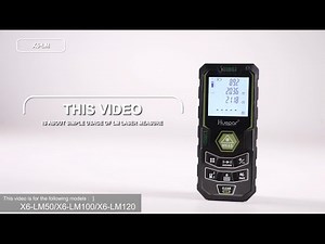 How to use Huepar rangefinder LM50A/LM100A/LM120A