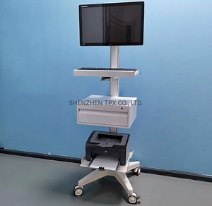 [Hot Item] Integrated Computer Mobile Trolley Ward Check Trolley