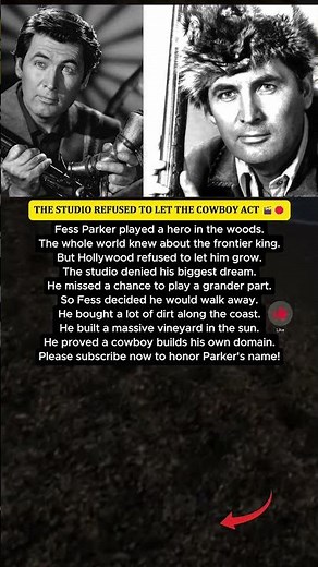 Why Fess Parker walked away from fame... 🎬🛑 #Shorts #respect #kindness #news