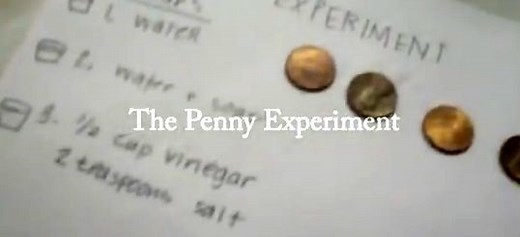 Penny Cleaning Experiment