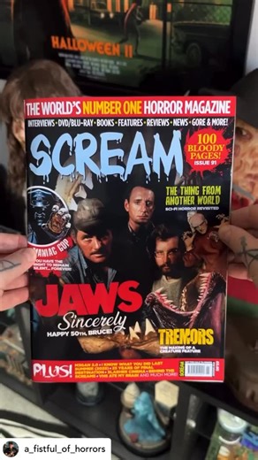 52 reactions · 11 shares | U.K. horror fans! Selling out fast! Order from our website or get in stores NOW! WH Smith, HMV, Asda, Sainsbury’s, Morrisons, Nisa, a few hundred independent newsagents and those Morrisons Daily stores all stock SCREAM! Or subscribe or order single copies: at screamhorrormag.com/store | Scream The Horror Magazine | Facebook