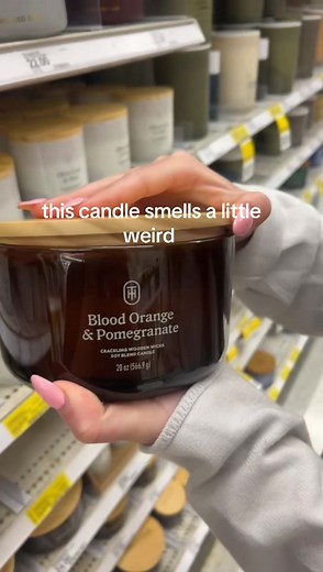 Target candle review: Blood Orange Champagne Coast scent