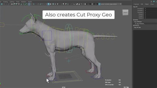 Thomas Bittner demonstrated Maya's Kangaroo-Builder handy Plane Cutter tool, enabling users to generate skinCluster and proxy meshes from NURBS planes. Learn more and get Kangaroo-Builder here: https://80.lv/articles/maya-s-tool-for-creating-skincluster-proxy-meshes/ | 80 Level