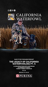 Next stop in our journey through duck hunting history: the Sacramento–San Joaquin Delta! 🌿🦆 Dive into the latest Save It For the Blind podcast 🎙️ to explore the Delta’s storied island clubs, levees, and tides—plus the public access that still lets you chase mallards and specks across big water today 🌊 Catch the full episode here: https://www.youtube.com/watch?v=XPa3OUUxDVw&list=PLjUNsaMQbueLkYWaDVD04dOnDtnZIIAbZ&index=1 | California Waterfowl