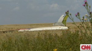 Eerie silence surrounds MH17 crash site
