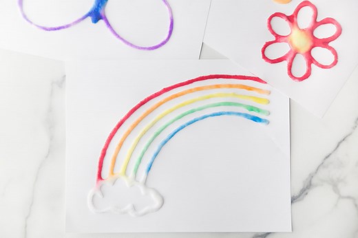 Spring Salt Painting