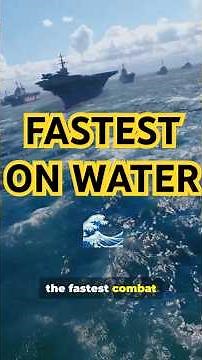 Fastest on Water — Boats, Submarines & Underwater Speed #travelshorts #fastest