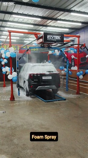 One ARM, Full Power! 🤖💦 Automatic ARM Jet Car Wash | 360° Touchless Cleaning