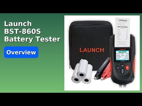 REVIEW (2025): Launch BST-860S Battery Tester. ESSENTIAL details.