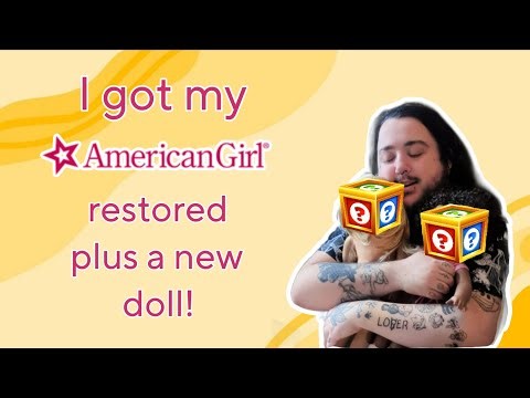 Unboxing a restored American Girl plus a new doll - not AG doll hospital!
