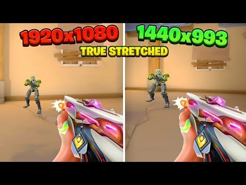 Valorant 100% True Stretched Res & Color Settings Tutorial 