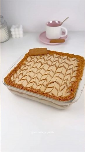 Tiramisu spéculoos #recette #food #tiramisu #recettefacile