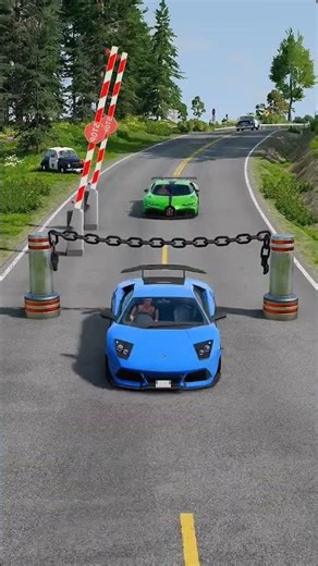 Cargo Truck Hydraulic Crush BeamNG.drive #shortsfeed #trending #beamngdrive