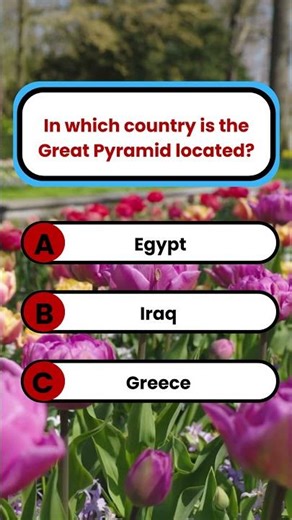 In which country is the Great Pyramid located | Brain Knowledge Quiz | USA GK Quiz