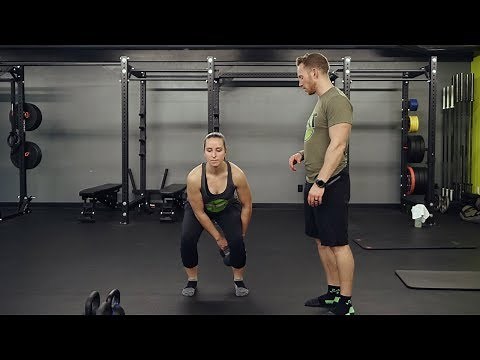 How to do the Kettlebell Figure 8 Squat!