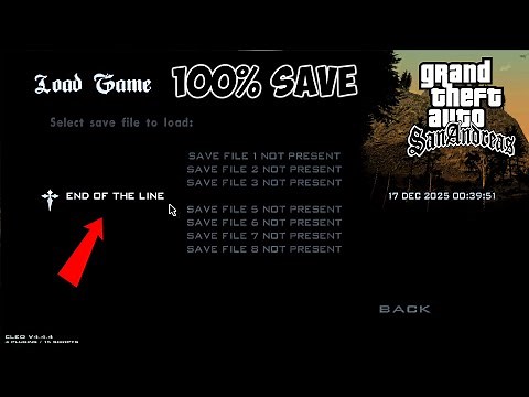 Save File GTA SA | Install Save Game in GTA San Andreas | GTA SA 100% Save Game File