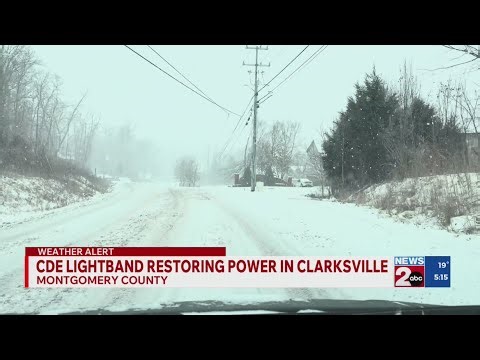 CDE Lightband restores power to affected customers in Clarksville, Montgomery County