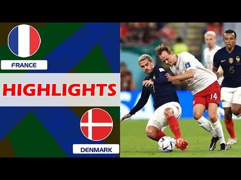 🔴 France vs Denmark | Silent 90-Minute Drama