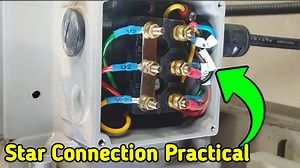 42 reactions | Star Connection of 3 Phase Induction Motor Practical...