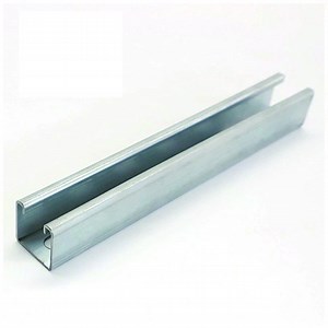 [Hot Item] C Channel Track Not Perforated Lightweight Aluminum Profiles Steel Purlins C Channel Track