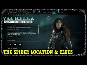 The Spider Location in Wrath of the Druids (AC Valhalla The Spider Location & Clue)