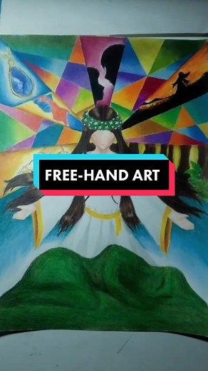 Maria Makiling Poster Art Process