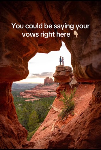 Imagine waking up with the red rocks glowing in the sunrise, the wind gently brushing past, and the world falling away until it's just the two of you. No crowded halls, no timelines, no stress-just a moment that's entirely yours. Eloping in Sedona isn't about skipping a wedding; it's about creating a day that actually feels like you. If adventure, intimacy, and breathtaking views sound like your kind of wedding, this might be your sign. Say your vows here, under the vast desert sky, and make a m