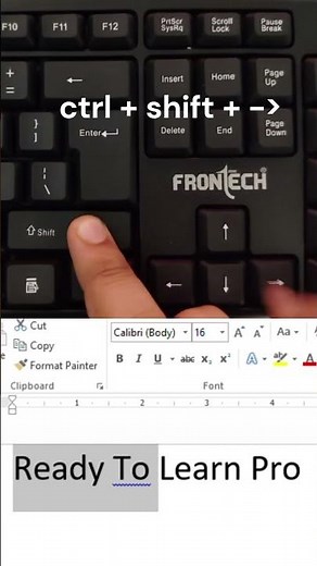 How to Select a Word or Line in MS Word Using Shortcut Keys | Easy Keyboard Tricks!