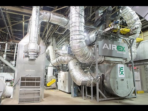 Airex Energy – Biomass torrefaction plant – biocoal pellets